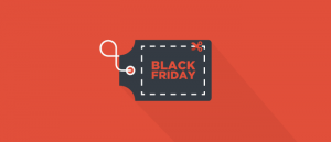 Un tag de Black Friday.