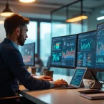 Un SEO trabajando en inteligencia artificial enfocado en SEO.