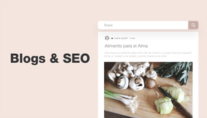 Blog and SEO banner.