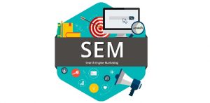 SEM hexagonal banner.