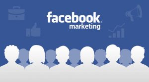 Logo de Facebook marketing.